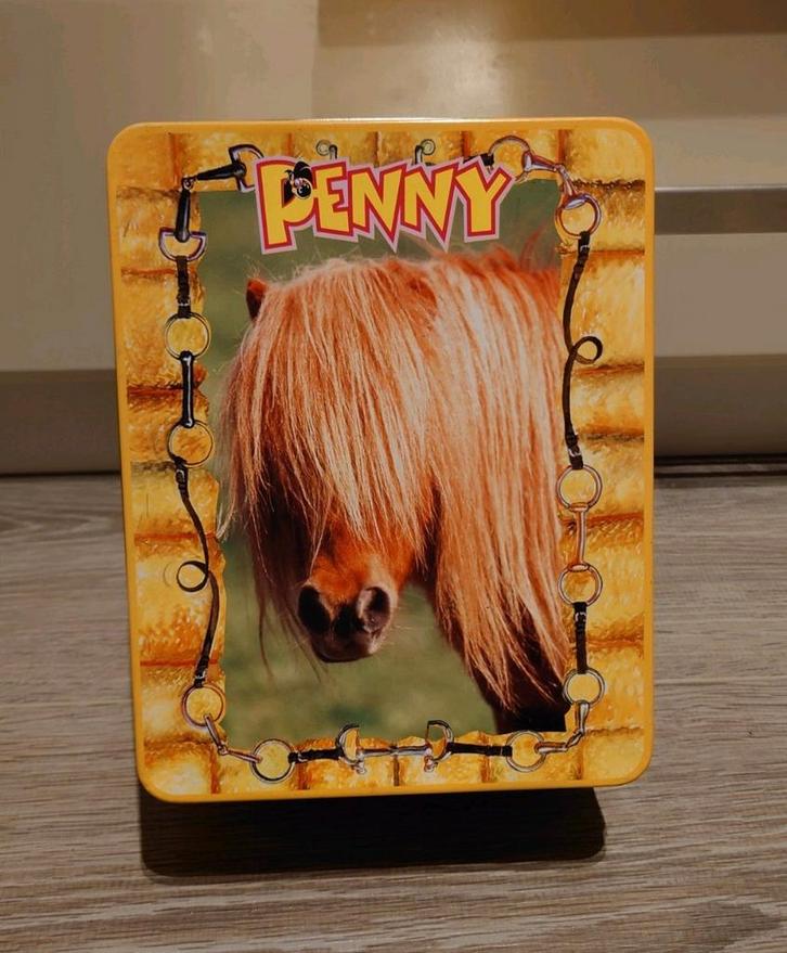 Penny paard pony blik, Verzamelen, Blikken, Overige, Ophalen of Verzenden
