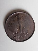 1 cent 1975, Postzegels en Munten, Munten | Nederland, Ophalen of Verzenden, Koningin Juliana, 1 cent, Losse munt
