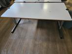 Gispen bureaus 160 x 80 cm wit, Huis en Inrichting, Bureaus, Ophalen, Gebruikt