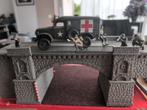 Brug met ambulance en Amerikaanse soldaten schaal 1:35, Hobby en Vrije tijd, Modelbouw | Figuren en Diorama's, Ophalen of Verzenden