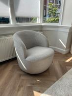 Woood draaifauteuil grijs, Huis en Inrichting, Fauteuils, Ophalen, Gebruikt, 100 tot 125 cm, 75 tot 100 cm