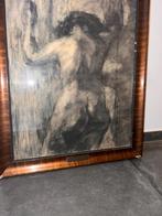 Anton Willem Kort “Dolor” Afbeelding Tekening Grafietpotlood, Antiek en Kunst, Ophalen of Verzenden