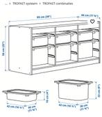 Trofast Kast met bakken, Minder dan 90 cm, Gebruikt, Kast, Ophalen of Verzenden