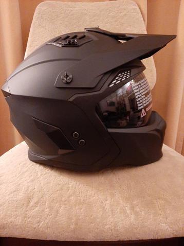 North kingdom helm L motor scooter helm mat zwart nieuw ! beschikbaar voor biedingen