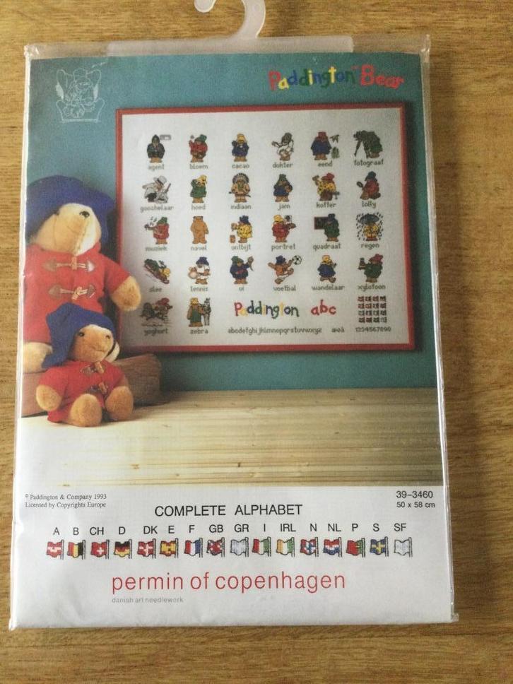 Borduurpakket Paddington beer nieuw, Hobby en Vrije tijd, Borduren en Borduurmachines, Nieuw, Borduurpakket, Handborduren, Ophalen of Verzenden