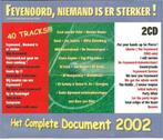 Feyenoord Niemand Is Sterker 2XCD, Verzenden, Zo goed als nieuw, Nederlandstalig, Boxset