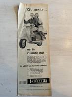 Lambretta Vespa scooter advertentie jaren 60, Ophalen of Verzenden