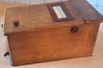 KASSABANK. ZWITSERLAND.  Ca 1900. Eikenhout.  46 cm., Antiek en Kunst, Antiek | Gereedschap en Instrumenten, Ophalen
