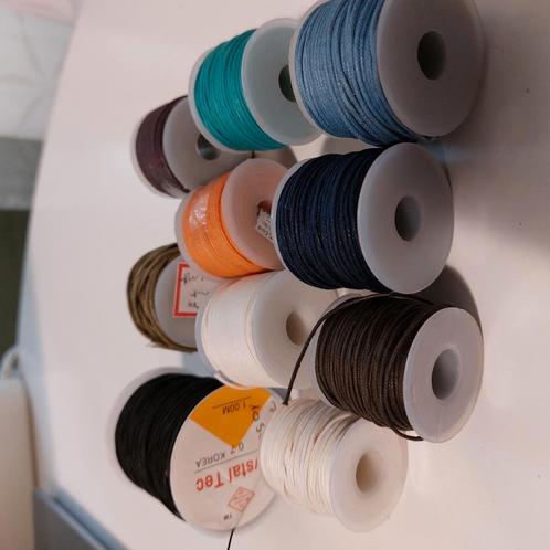 🌈 SIERADEN DRAAD, ook LEDER, Hobby en Vrije tijd, Kralen en Sieraden maken, Zo goed als nieuw, Ophalen