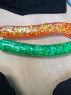 Zgan 2x glitter slijm staven, Kinderen en Baby's, Speelgoed | Overig, Ophalen of Verzenden, Zo goed als nieuw, Meisje