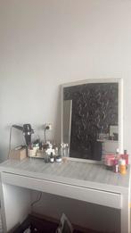 Kaptafel en spiegel, Ophalen, Hout, 100 tot 150 cm, Minder dan 100 cm