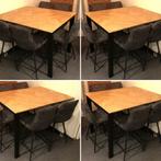 Tafel, Huis en Inrichting, Tafels | Eettafels, Ophalen, Gebruikt, Eikenhout, Vier personen