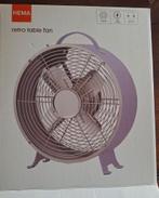Nieuwe Retro Look Ventilator/Waaier, Ophalen of Verzenden, Nieuw, Tafelventilator