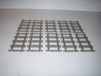 10 LEGO 4515 9volt Rails Recht GRIJS (2)  perfecte staat!., Kinderen en Baby's, Speelgoed | Duplo en Lego, Ophalen of Verzenden
