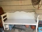 Houten bank brocante vintage, Ophalen, Gebruikt
