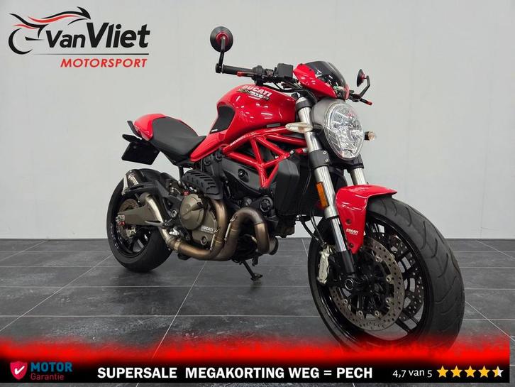 Top Conditie.! Ducati Monster 821 Mivv + Opties Zie Foto's., Motoren, Motoren | Ducati, Bedrijf, Naked bike, 2 cilinders