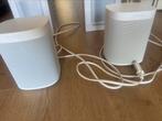 Sonos play One Gen2 2 x met  2x stand en aankoopbon!, Ophalen of Verzenden, Zo goed als nieuw, Sonos, 120 watt of meer