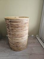 Wasmand mand bamboe rotan hout, Ophalen, Gebruikt, Rond, Hout