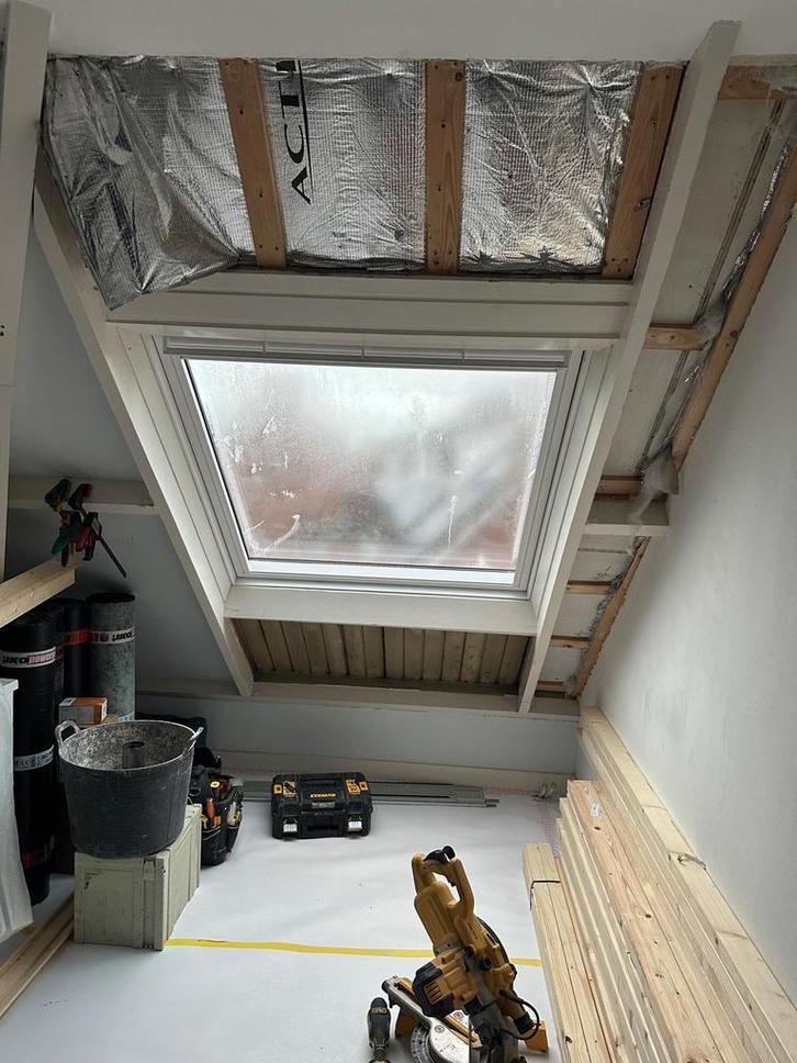 Velux Dakraam 134x140cm, Doe-het-zelf en Verbouw, Glas en Ramen, Gebruikt, Dakraam, 120 tot 160 cm, 120 tot 160 cm, Dubbelglas