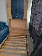 Eenpersoonsbed 90x200 met kast en bureau, Ophalen, Gebruikt, 90 cm, Eenpersoons
