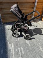 Dubatti Two Black Comfort + Regenhoes/Voetenzak/Adapters, Kinderen en Baby's, Kinderwagens en Combinaties, Verstelbare duwstang