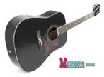 Western Gitaar, Country Guitar, Black incl. accessoires, Muziek en Instrumenten, Snaarinstrumenten | Gitaren | Akoestisch, Diversen