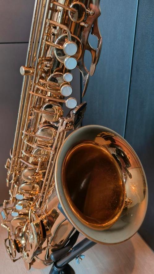 LAATSTE KANS Tenor saxofoon, Muziek en Instrumenten, Blaasinstrumenten | Saxofoons, Zo goed als nieuw, Tenor, Met koffer, Ophalen of Verzenden