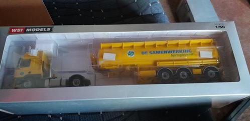 miniatuur vrachtauto, Hobby en Vrije tijd, Modelauto's | 1:50, Zo goed als nieuw, Bus of Vrachtwagen, Wsi, Ophalen