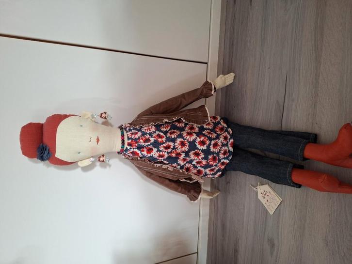 Maileg ginger mum size 3 incl kleding, Kinderen en Baby's, Speelgoed | Poppen, Zo goed als nieuw, Babypop, Ophalen of Verzenden