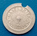 Gaspenning Enkhuizen (aluminium), Postzegels en Munten, Penningen en Medailles, Verzenden, Overige materialen, Nederland