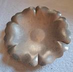 Vintage Metalen Sier Schaal - Bloempatroon, Antiek en Kunst, Ophalen of Verzenden