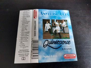 QUINTESSENCE BRASS - ANYTHING GOES (CASSETTEBANDJE) beschikbaar voor biedingen