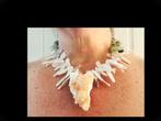 Bijzonder Collier Amethist, Phreniet, Zoetwater/Biwa Parels!, Sieraden, Tassen en Uiterlijk, Antieke sieraden, Verzenden, Overige materialen