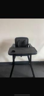 Zwarte inplabare eetstoelen, Kinderen en Baby's, Kinderstoelen, Ophalen, Zo goed als nieuw, Overige typen