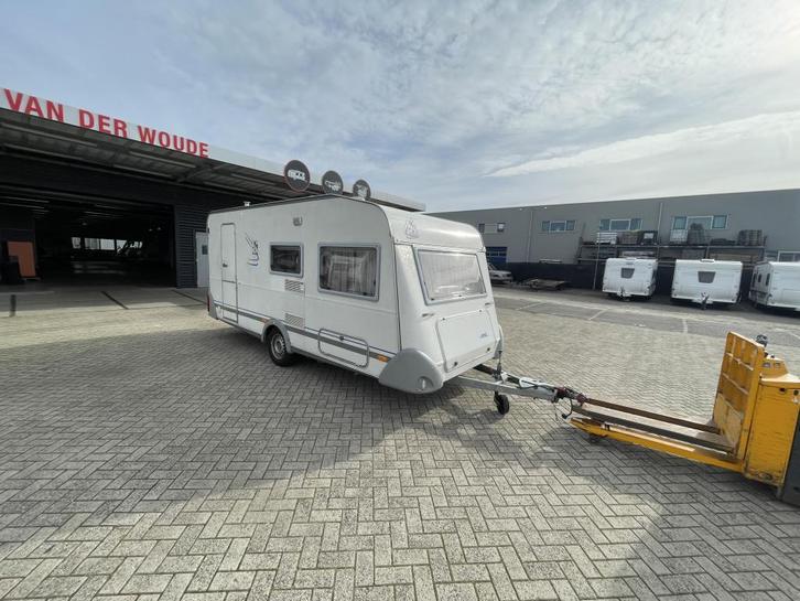 Knaus Azur 450 Zitje Dwarsbed Voortent, Caravans en Kamperen, Caravans, Bedrijf, 1000 - 1250 kg, Standaardzit, Knaus, Dwarsbed