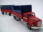 Tekno - Scania 110 Super Bakwagen aanhanger 1:50, Ophalen of Verzenden, Zo goed als nieuw, Bus of Vrachtwagen, Tekno