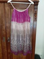 Zara paars/roze met goud draadzomerjurk M, Kleding | Dames, Jurken, Maat 38/40 (M), Zara, Paars, Ophalen of Verzenden