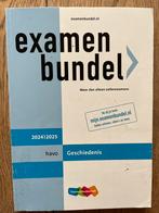 Examenbundel havo Geschiedenis 2024/2025, Geschiedenis, HAVO, Ophalen of Verzenden, Zo goed als nieuw