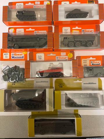 ** NIEUW ** SCHAAL 1:87 ** 28x LEGERVOERTUIGEN ** beschikbaar voor biedingen