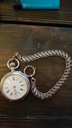 Zilveren zak horloge, Ophalen of Verzenden, Zilver, Overige merken, 1900 tot 1930