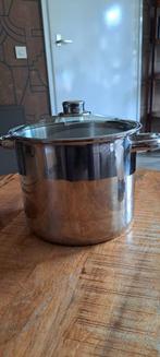handy 10 liter soeppan, Huis en Inrichting, Keuken | Potten en Pannen, Ophalen, Gebruikt, Rvs, Kookpan of Snelkookpan