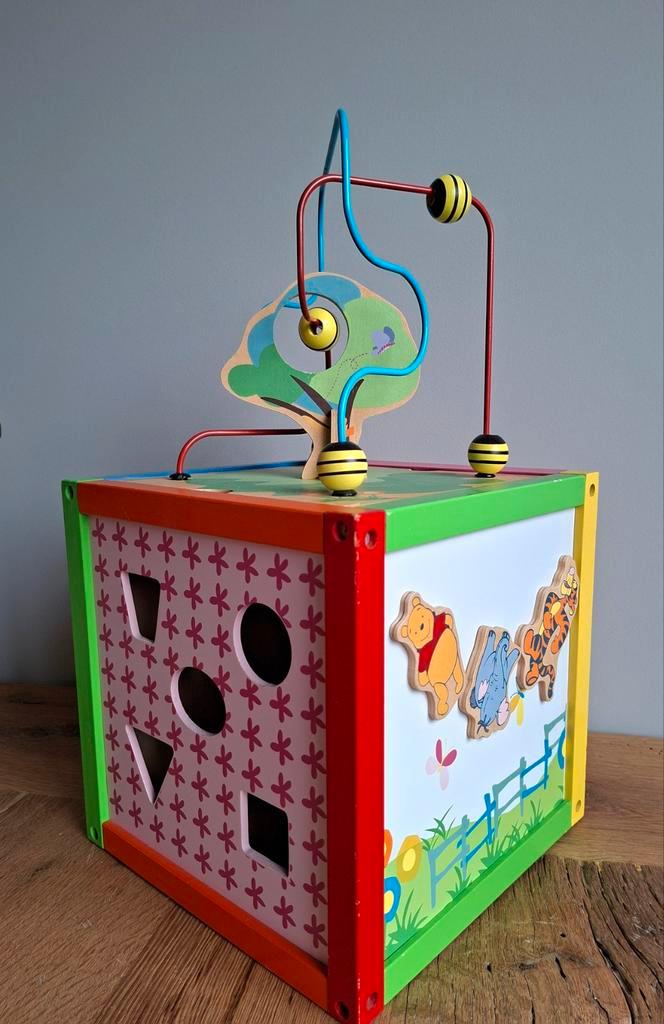 Activiteitenkubus hout Eichhorn activity cube wood Disney, Kinderen en Baby's, Speelgoed | Houten speelgoed, Zo goed als nieuw