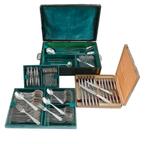 Christofle/Alfenide - Verzilverd Art Deco bestek - 111-delig, Verzenden