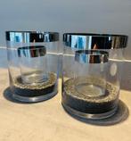 Riviera Maison windlichten hurricane kandelaar van glas, Ophalen, Gebruikt, Overige materialen, Minder dan 25 cm