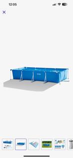 Intex Frame Zwembad Rechthoekig 450x220x84cm, Tuin en Terras, Zwembaden, Gebruikt, Ophalen of Verzenden, Rechthoekig, Minder dan 80 cm