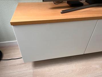 Tv meubel ikea besta wit - afbeelding 3