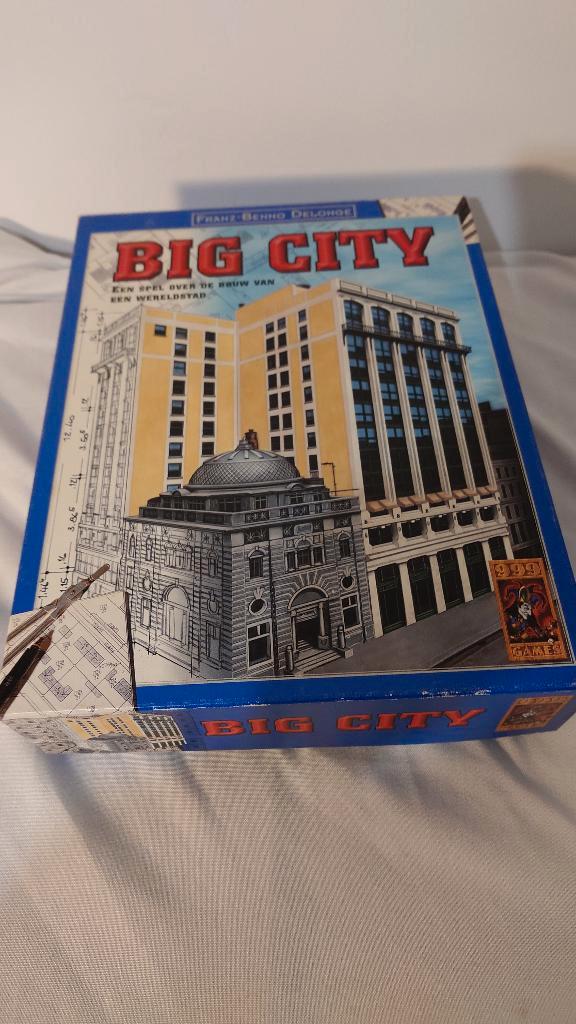 Big City bordspel, Hobby en Vrije tijd, Gezelschapsspellen | Bordspellen, Zo goed als nieuw, Een of twee spelers, Drie of vier spelers