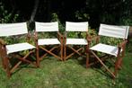 regisseur stoelen, Tuin en Terras, Ophalen, Zo goed als nieuw, Hout, Inklapbaar