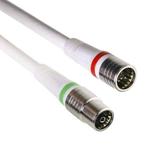 Aansluitsnoer F-male/IEC-Female, Verzenden, Nieuw, Minder dan 2 meter, Coaxiale kabel