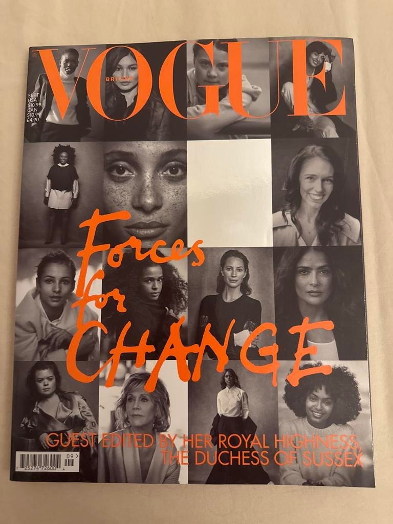 Vogue British September Issue 2019 - Forces for Change, Ophalen of Verzenden, Zo goed als nieuw, Damesbladen